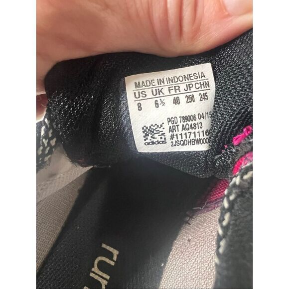 Adidas Kanadia tr7 trail running sneakers pink purple black US 8 women’s - Picture 10 of 11